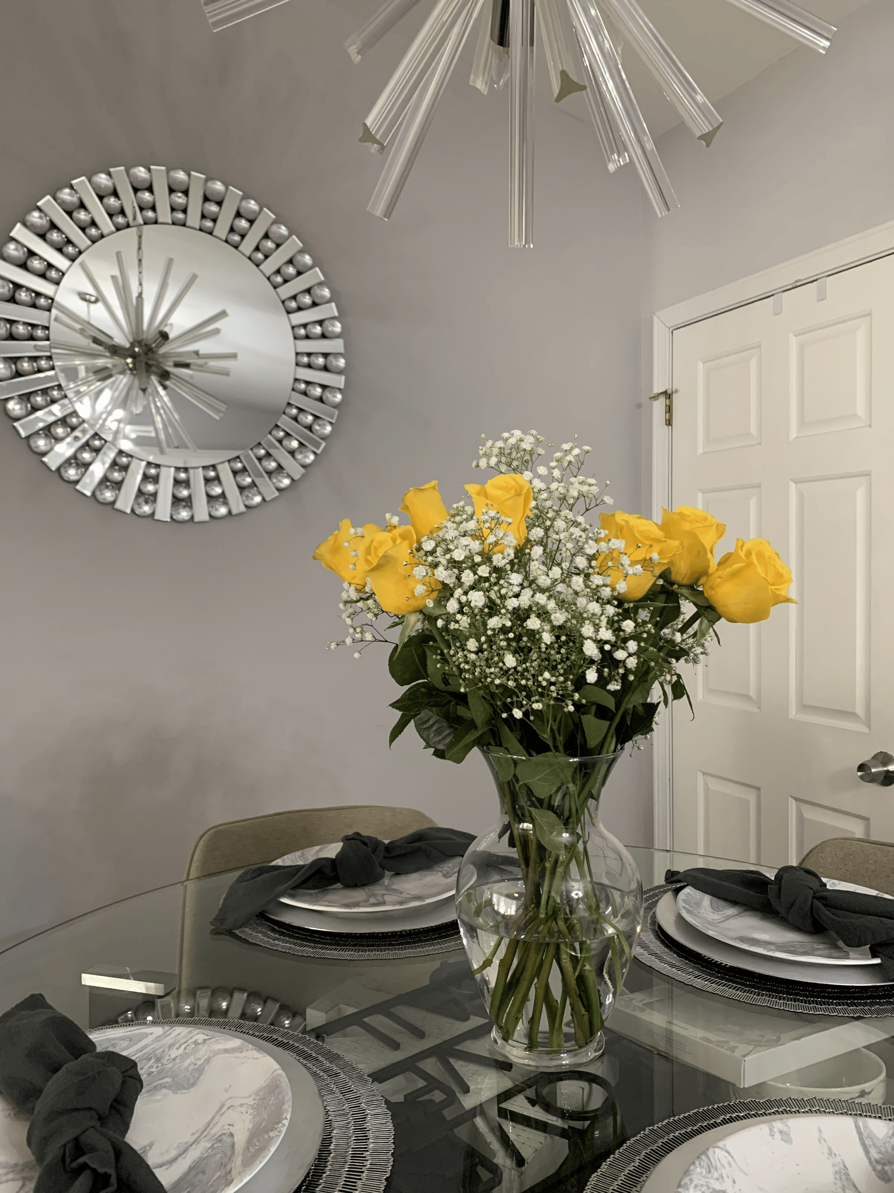 Dining room cleaning